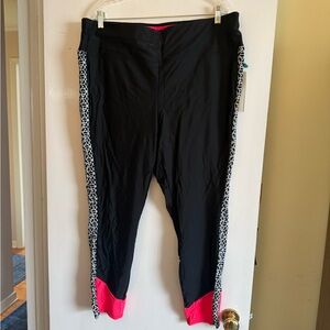 Lane Bryant LIVI Active Sun Protection Swim Pants 22/24 NWT